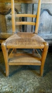 Chaise prie dieu paillÃ©e ancienne en hÃªtre – Fauteuils (photo 6 of 34)