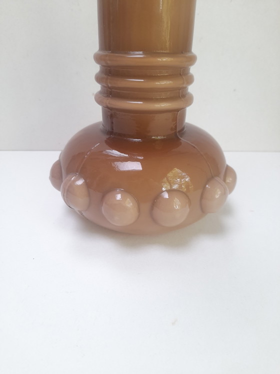 Image 1 of Orrefors Swedish Beige Opaline Vase 