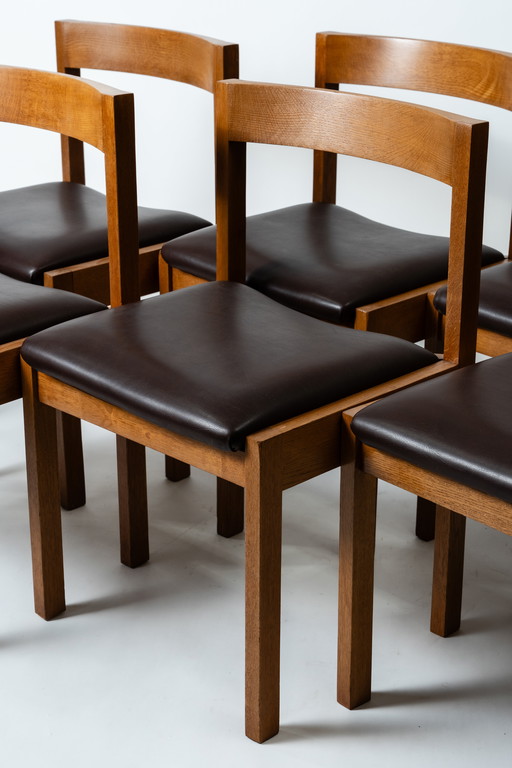 Gerard Geytenbeek restored 6 pieces of oak leather for AZS