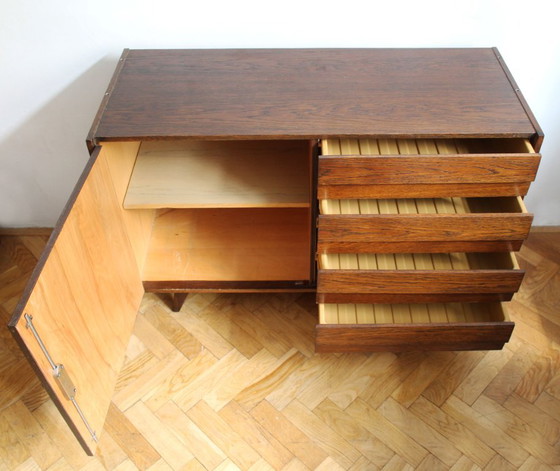Jiří Jiroutek U-458 Sideboard – Oak – Interiér Praha – 1972 – Interier Praha, Wood (photo 10 of 17)