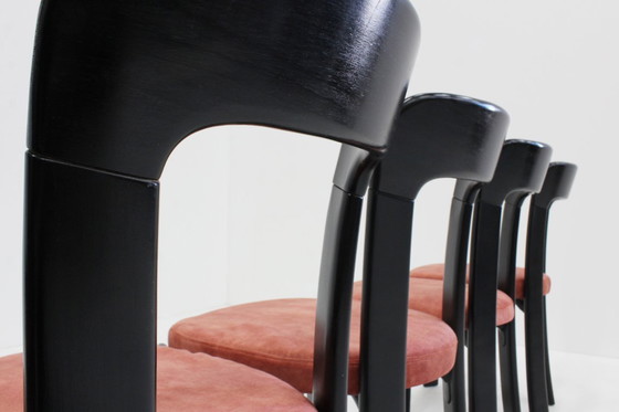 Image 1 of Vintage Bruno Rey dining chairs for Dietiker Switzerland 1970s, set of 6