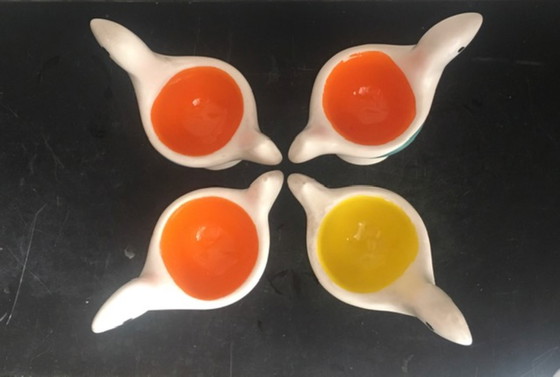 Image 1 of 4 Lili Valentin Vallauris egg cups