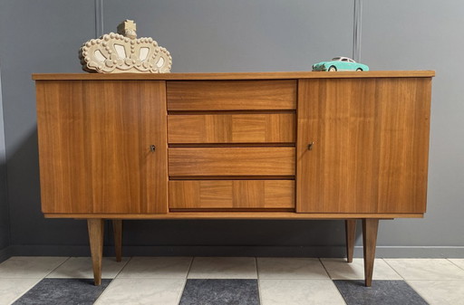Sideboard 4 drawers 2 doors 1960s