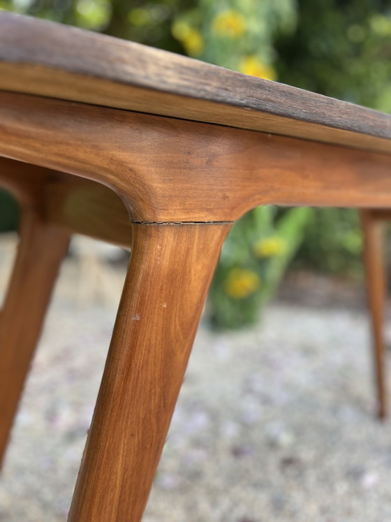 Image 1 of G. Scapinelli. Braziliaanse console van caviuna en palissanderhout.