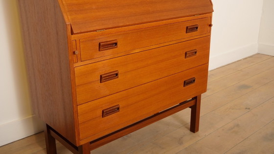 Image 1 of Vintage Teak Secretary | Deens | 90 cm
