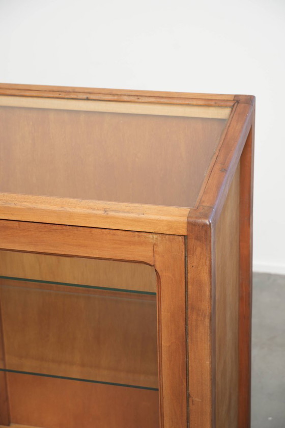 Image 1 of Large and beautiful vintage wooden counter/display cabinet/museum cabinet with a stunning appearance
