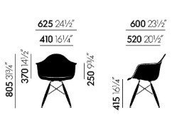 Image 1 of 2x Vitra Eames DAW