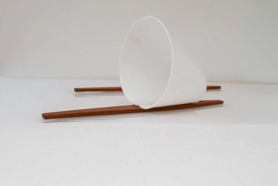 Mid-century moderne Zweedse wandlampen in teak van Uno & Östen Kristiansson voor Luxus, 1975, set van 2 (photo 20 of 21)