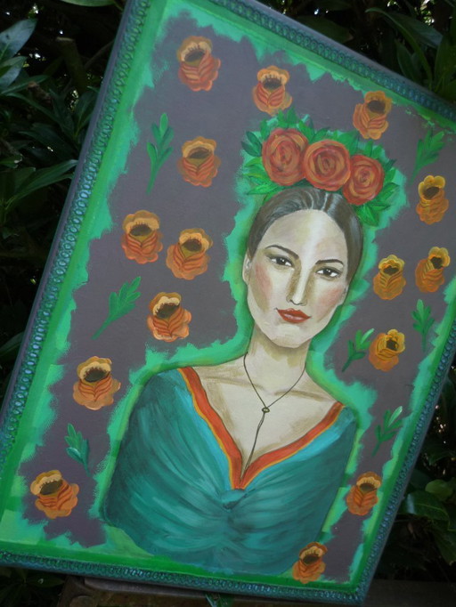 Tableau acrylique Peinture originale Pièce unique