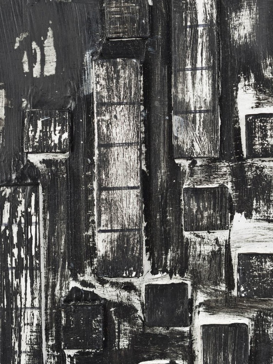 Image 1 of Helen Nieuwendijk (1946) - Esperienza - 2017 - Tecnica mista su pannello - 36 x 36 cm