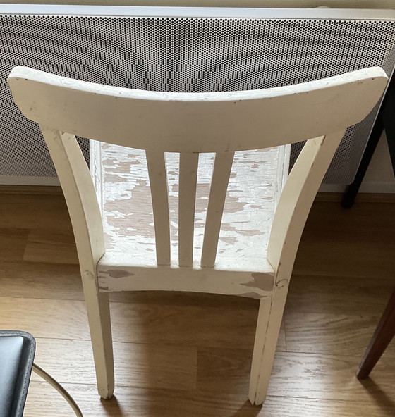 Image 1 of Sedia da bistrot vintage in legno in ottime condizioni