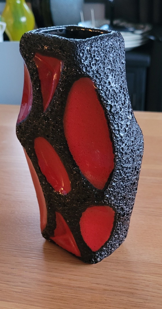 Image 1 of Roth Keramik fat lava vaas - jaren 60