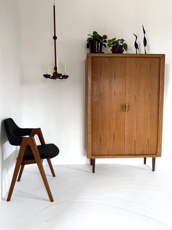 Image 1 of Vintage teak hanging candlestick, Denmark '60s