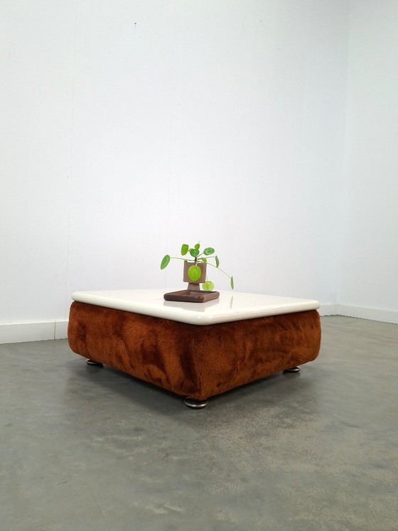 Image 1 of Fluffy Space Age coffee table vintage