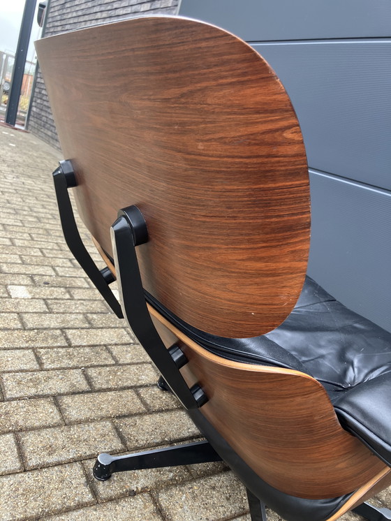 Image 1 of Sillón Eames de Herman Miller by Vitra con otomana. ¡De 1983 con factura! Rio Palissander