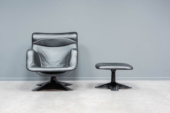 Image 1 of Karuselli loungestoel + voetenbank