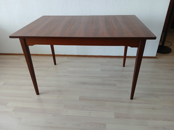 Image 1 of Dining Table Teak - Topform - Extendable - Vintage