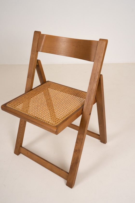 Image 1 of Set of Four Folding Dining Chairs