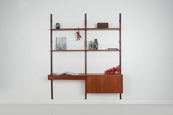 Image 1 of Libreria system in teak PS System, design danese, anni &#39;60, designer: Preben Sorensen, produzione: Randers Møbelfabrik
