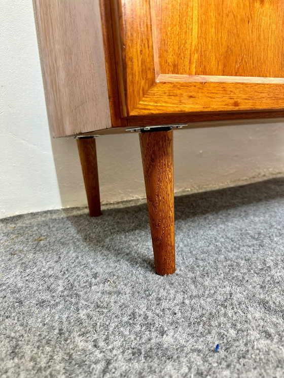 Buffet bas en teck design danois Mid Century, années 50 60 Vintage, Bois, Marron (photo 2 sur 11)