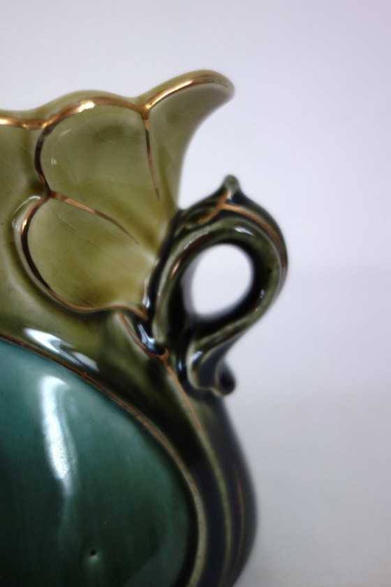 Image 1 of Art Nouveau planter by Gustave de Bruyn