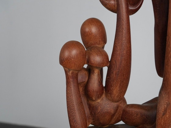 Organische Blumenholz-Bildhauerei, Niederlande, 1970er Jahre – Wood (photo 6 of 9)