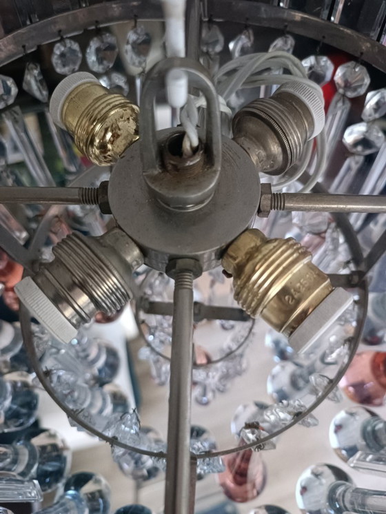 Image 1 of Kroonluchter van Muranoglas in druppelvorm, jaren 60