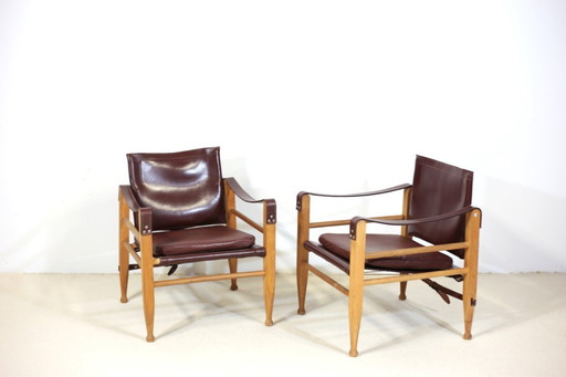 2 Fauteuils Safari Aage Bruun