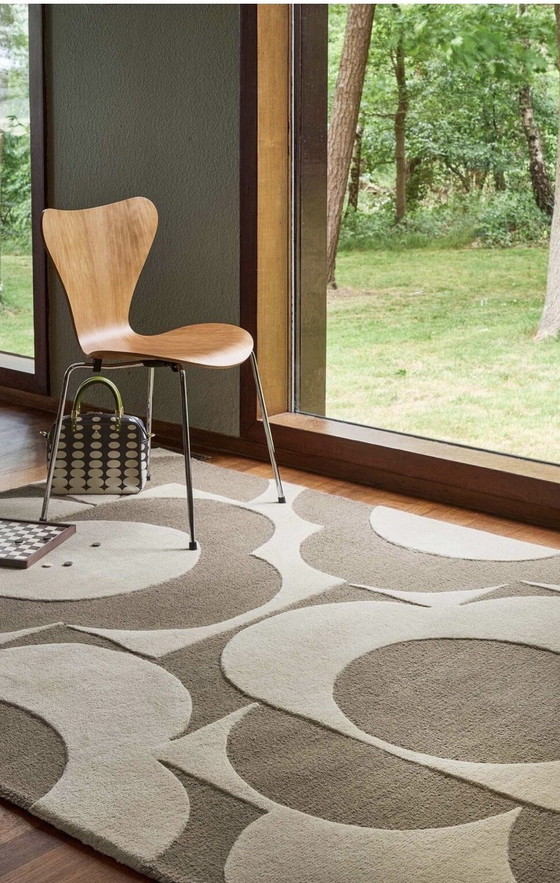 Image 1 of Brink and Campman Orla Kiely carpet Prism Flower mushroom/ecru 