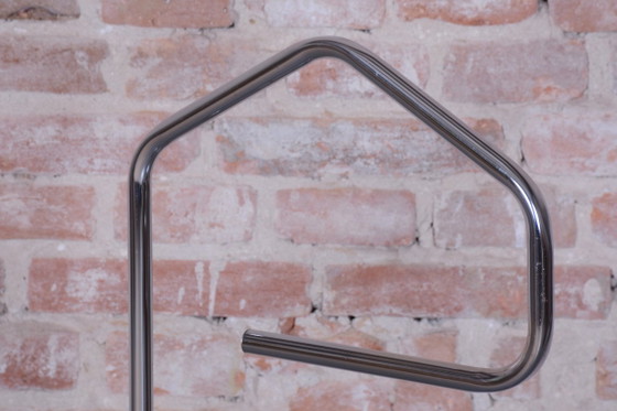 Restored Bauhaus Clothes Valet, Chrome-Plated Steel, Czech, 1930s – Coat racks, Metal, polished steel (photo 6 of 8)
