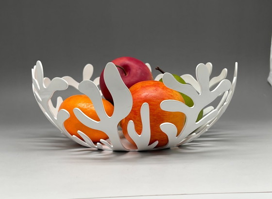 Image 1 of Frutero Alessi “Mediterraneo” – Acero blanco – Diseño de Emma Silvestris