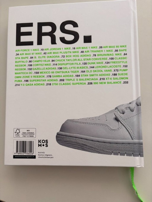 Libro illustrato sulle sneakers