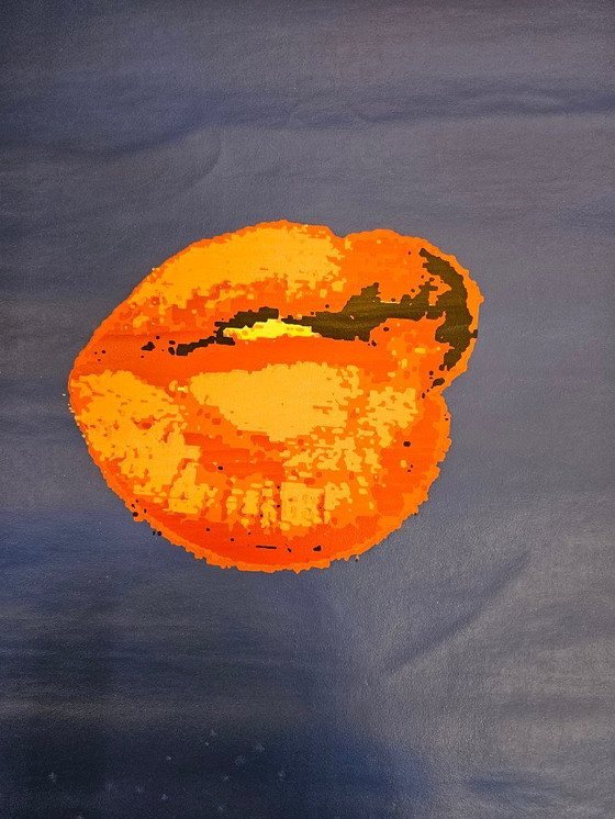 Image 1 of Zeefdruk op canvas Henk van der Vet kiss