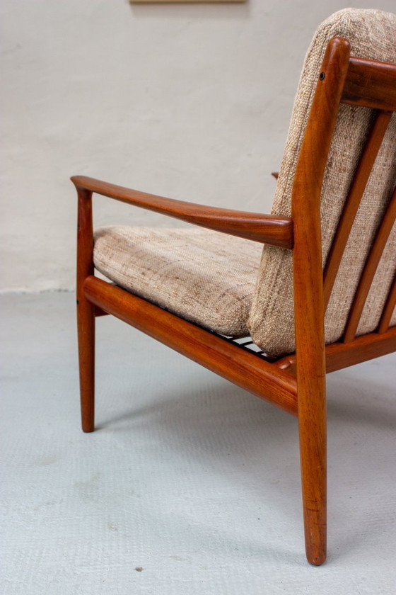 Image 1 of 2 poltrone vintage in teak Easy Chair Svend Aage Eriksen danese