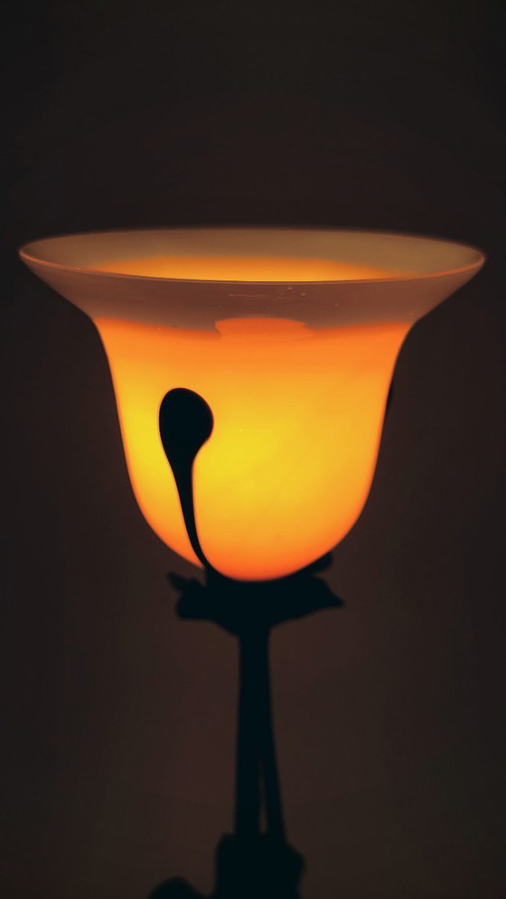 Image 1 of Lampe tulipe Art nouveau Loetz - Powolny