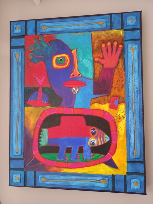 Pintura acrílica de Clemens Briels