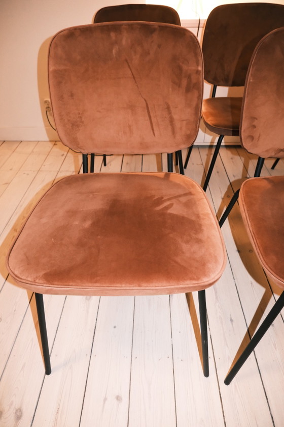 Image 1 of House doctor stoelen roestbruin 