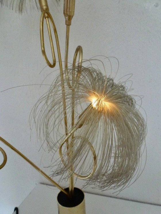 Image 1 of Vintage Fiber Optic Lamp - Palm Tree - Space Age - Hollywood Regency.