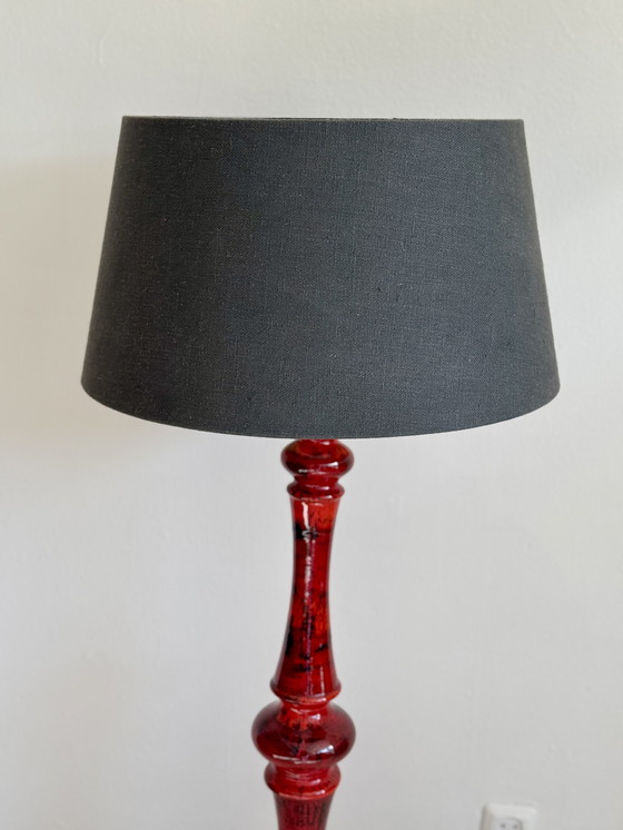 Image 1 of Lampada da terra vintage in ceramica Hustadt Leuchten