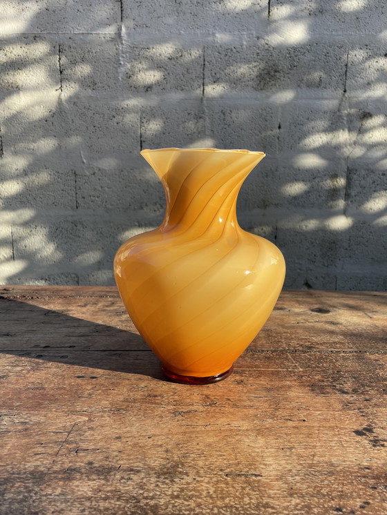 Image 1 of Murano Swirl Vase 1970