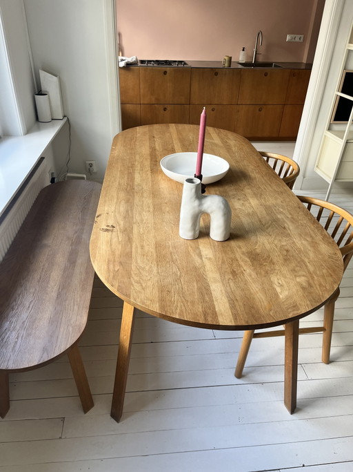 Hay triangle leg bench 150cm