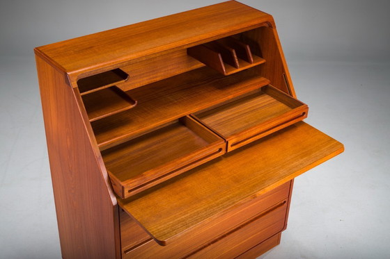 Image 1 of  Secretaire in teak van Kai Kristiansen voor Tørring Møbelfabrik, 1960