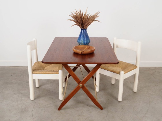 Image 1 of Folding Teak Table, Danish Design, 1970s, Made in Denmark