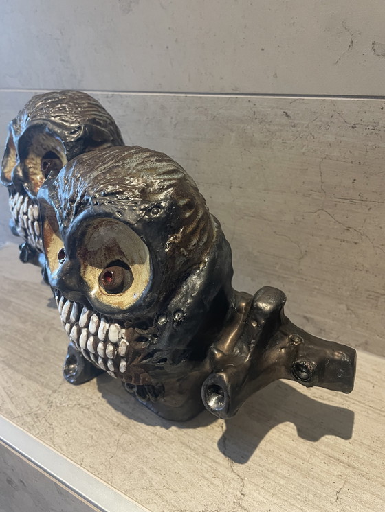 Image 1 of Perignem Elisabeth Vandeweghe owls 1975 Amphora