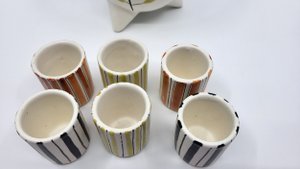 Image 1 of Servicio de cerámica Roger Capron Riviera Francesa Francia 1950