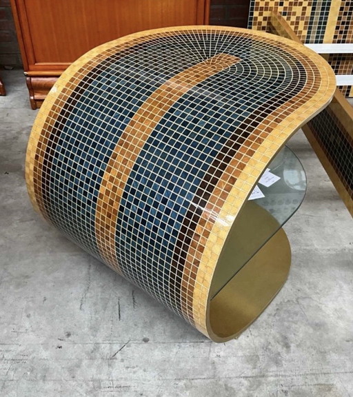 Vonn Jansen Papillon tafel, bijtafel/salontafel/nachtkastje uniek handgemaakt