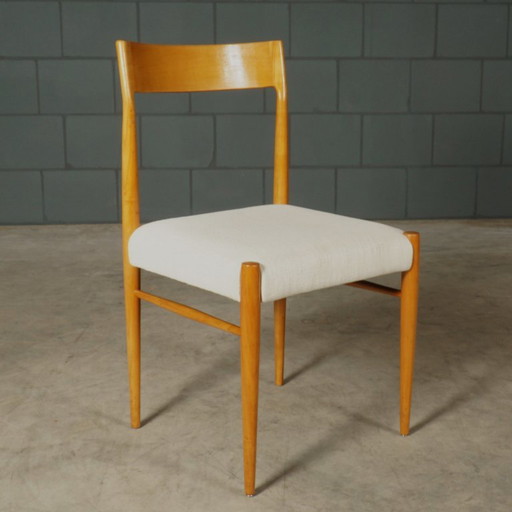 Set Vintage Eetkamerstoelen – Scandinavië – Jaren 60 – Textile (photo 2 of 13)