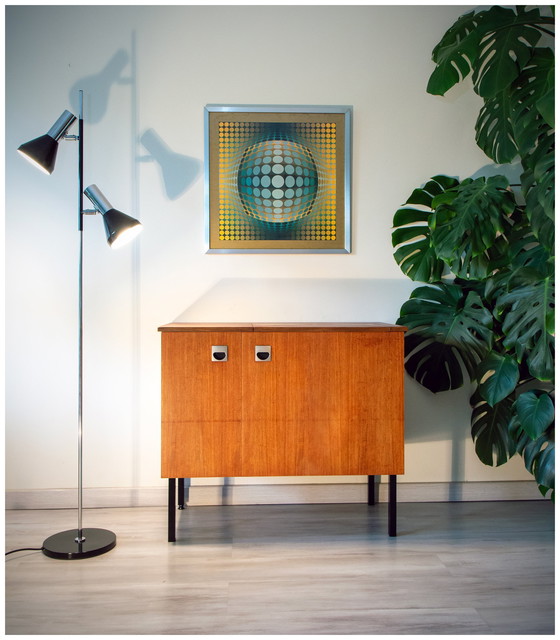 Image 1 of 60s modernist sideboard/desk, teak