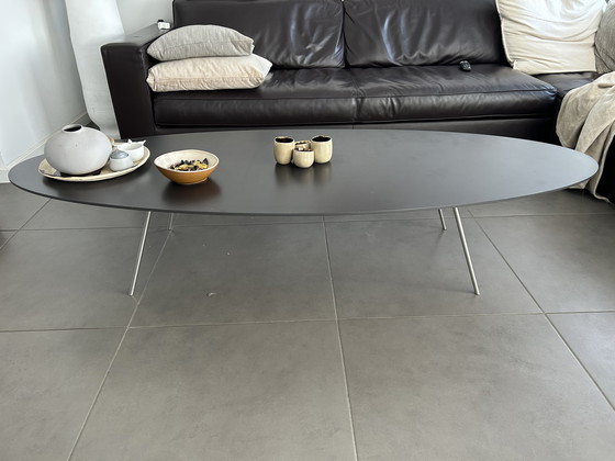 Image 1 of Metaform Ovale Salontafel Keramiek Donkergrijs