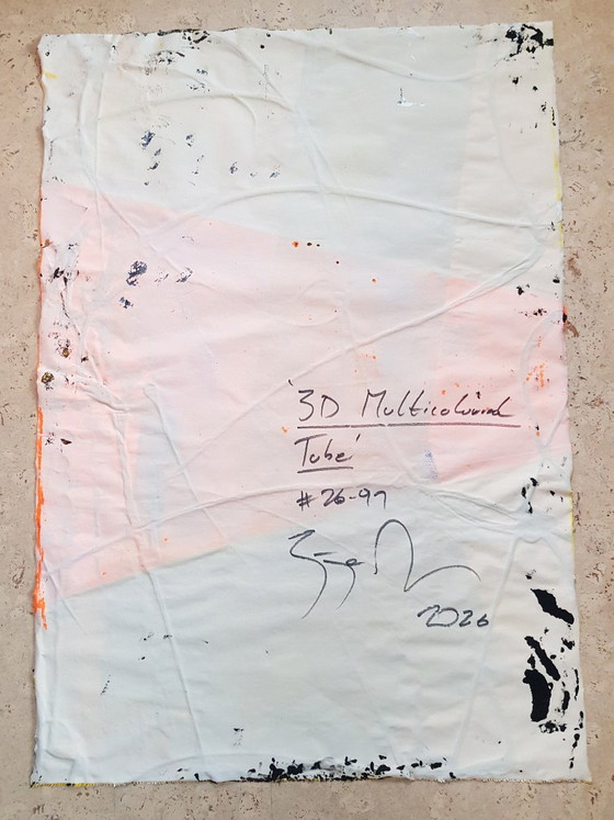 Jürgen Angeler - Tubo multicolore 3D – Dipinti e disegni, Canvas, Abstract (photo 10 of 20)